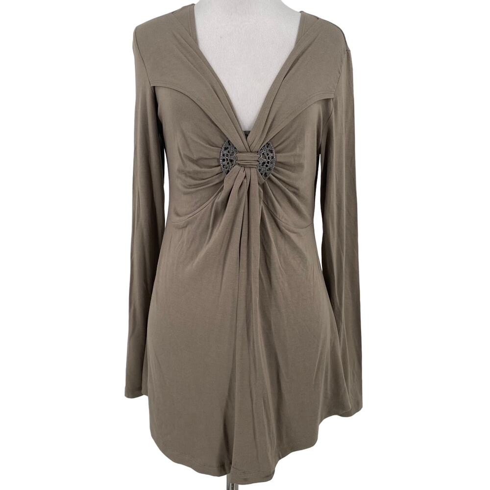 Vertigo Paris Knot Front Tunic New with Tags Size Medium